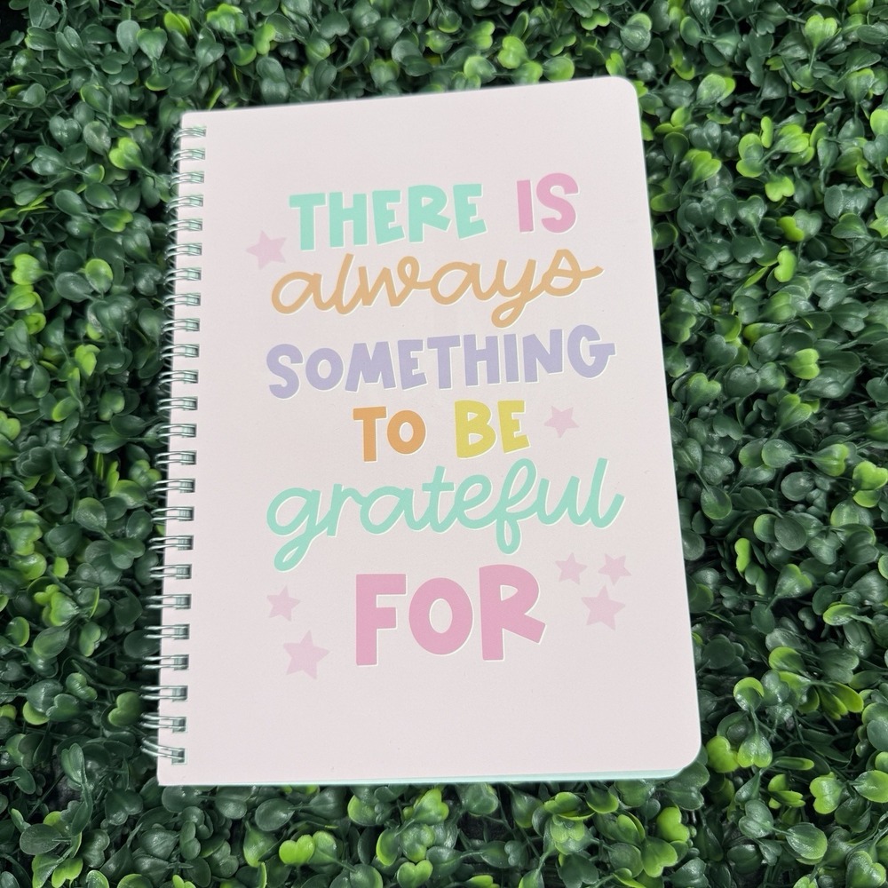 Gratitude Journal 6x8 Affermation Refelction Selfcare Spiral Bound Notebook